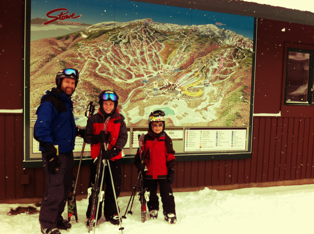 Skiing Stowe Mountain Resort
