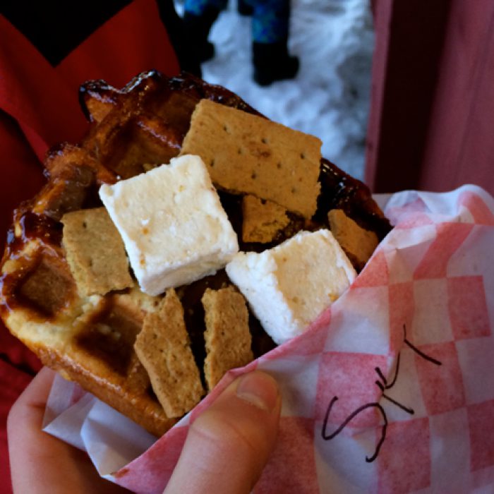 We All Love Waffles at Sugarbush Resort