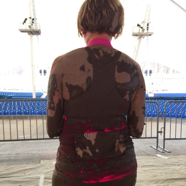 My back (and my front) were pretty muddy at the end.