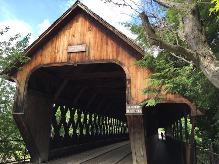 Middle Bridge Woodstock Vermont