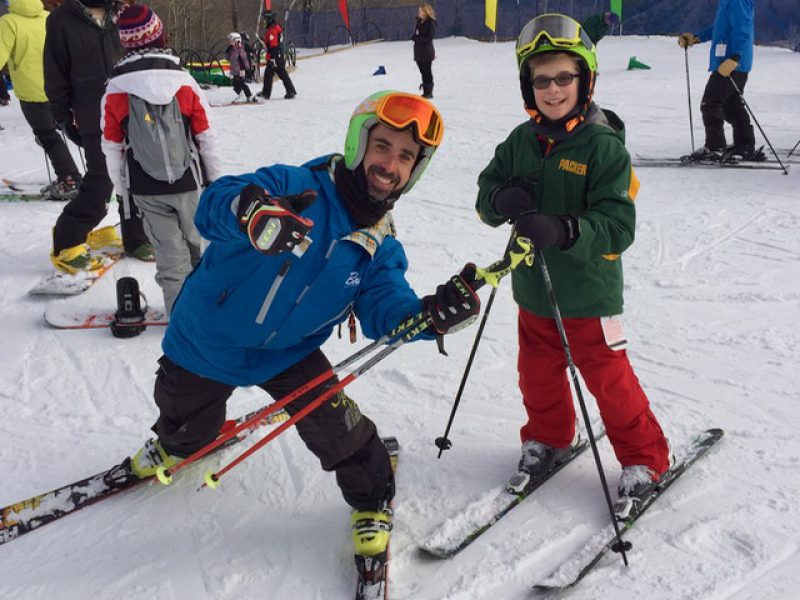 Families Can Ski on the Sunny Side at Bromley