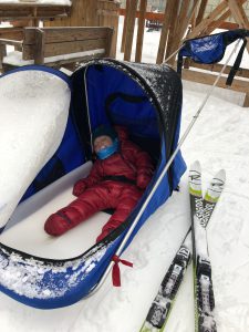 Smuggs ski trip with baby