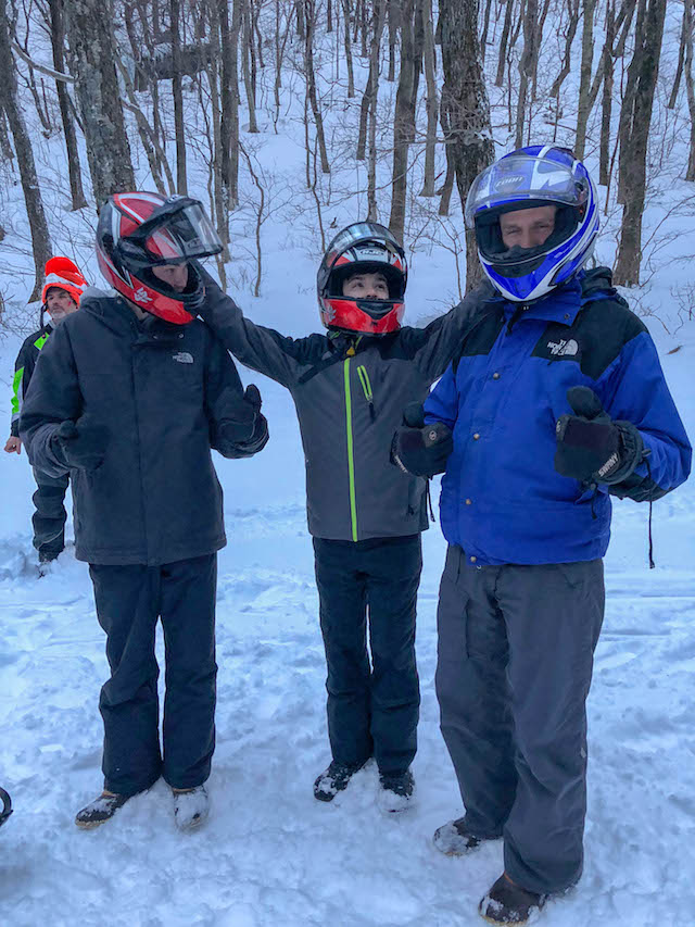 Smugglers' Notch snowmobile tours Thumbs Up