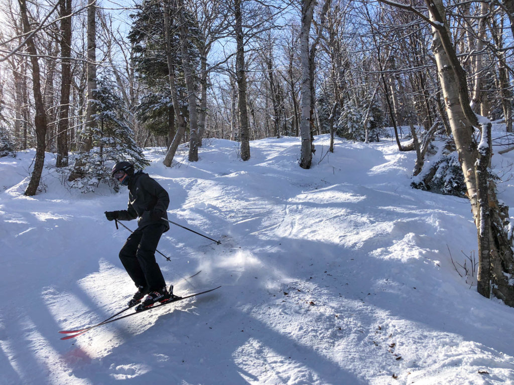 Burke Mountain Resort ski trees - All Mountain Mamas