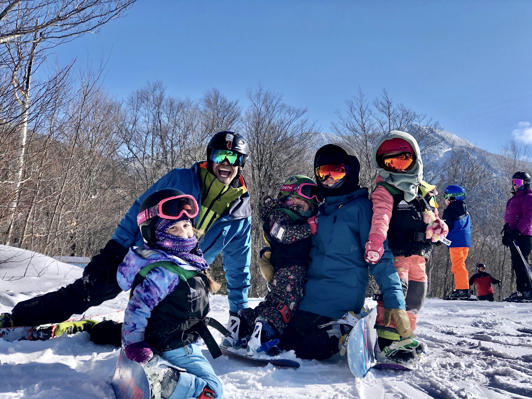 4 Player Split Screen In Mad Snowboarding