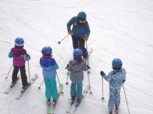 Ski lessons at Smuggs
