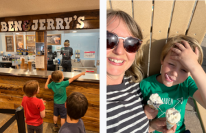 Ben & Jerry's ice cream at Smuggs