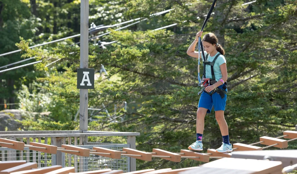 Ropes course at Killington Resort