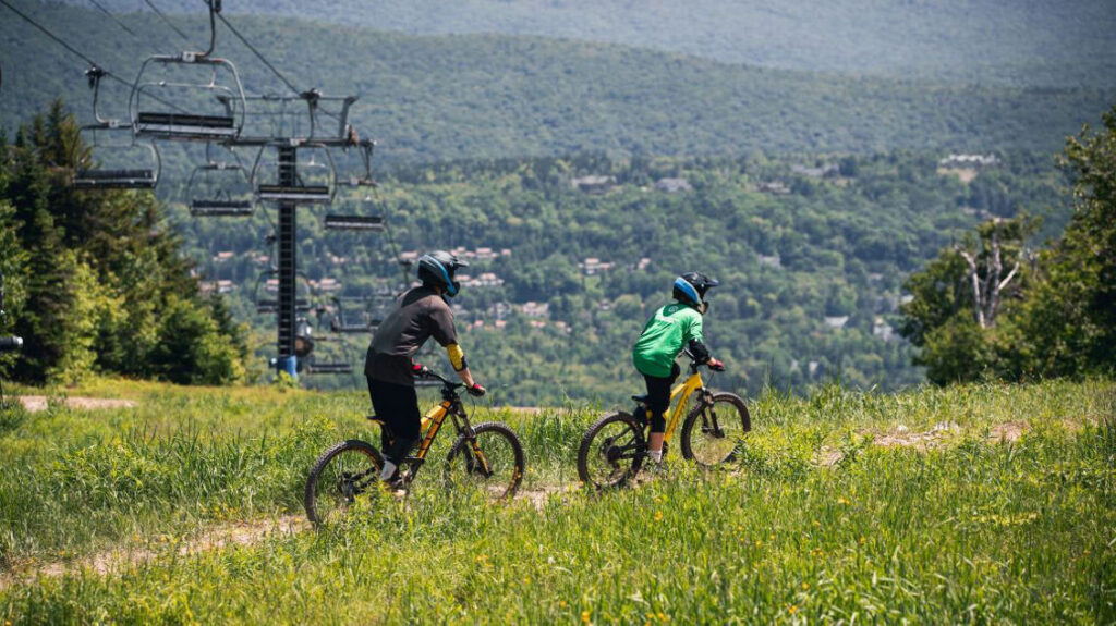 Mountain biking at Mount Snow