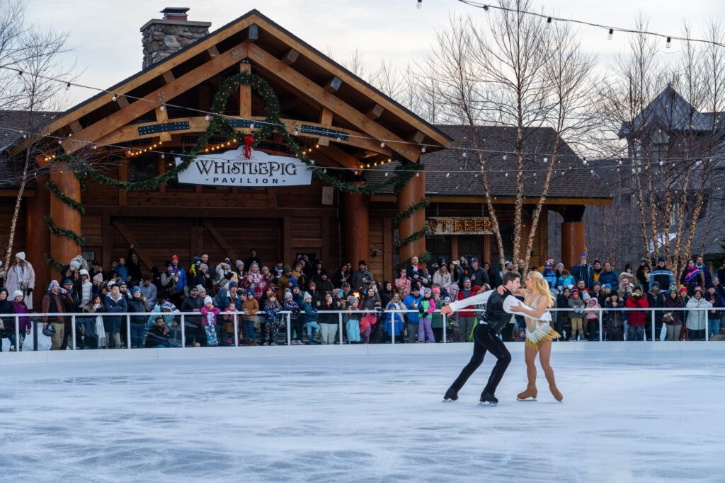 Ice skating at Stowe