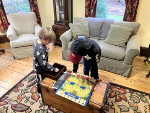 Games at Sinclair Inn, Jericho, Vermont