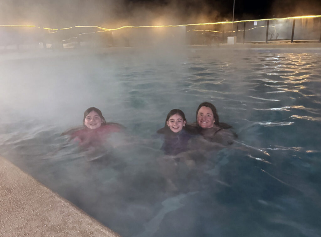 Outdoor heated pool at Okemo