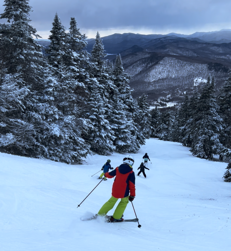 A family ski reunion at Pico Mountain, Vermont