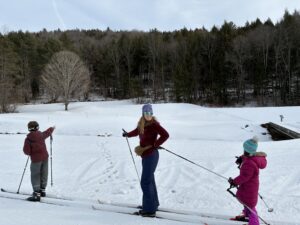 Cross country ski family vermont