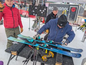 Arcade 84 skis by Rossginol at demo day