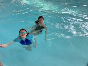 Swimming at the Sharc at Sugarbush, Vermont