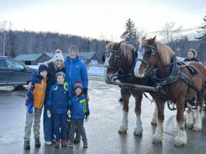 Sleigh rides at Mountain Top Resort