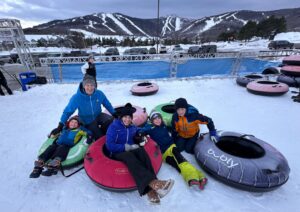 Snow tubing at Killington Resort, Vermont