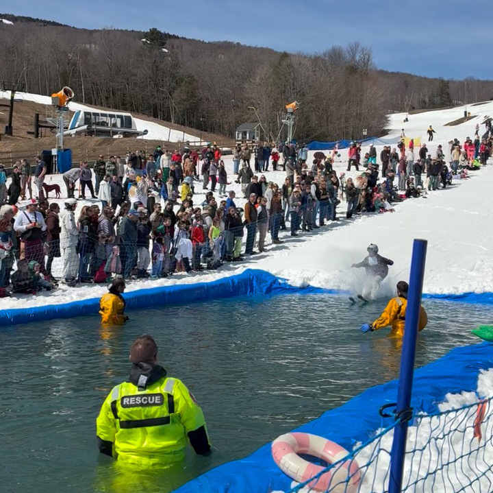 Pond Skim at Okemo Mountain Resort, Vermont