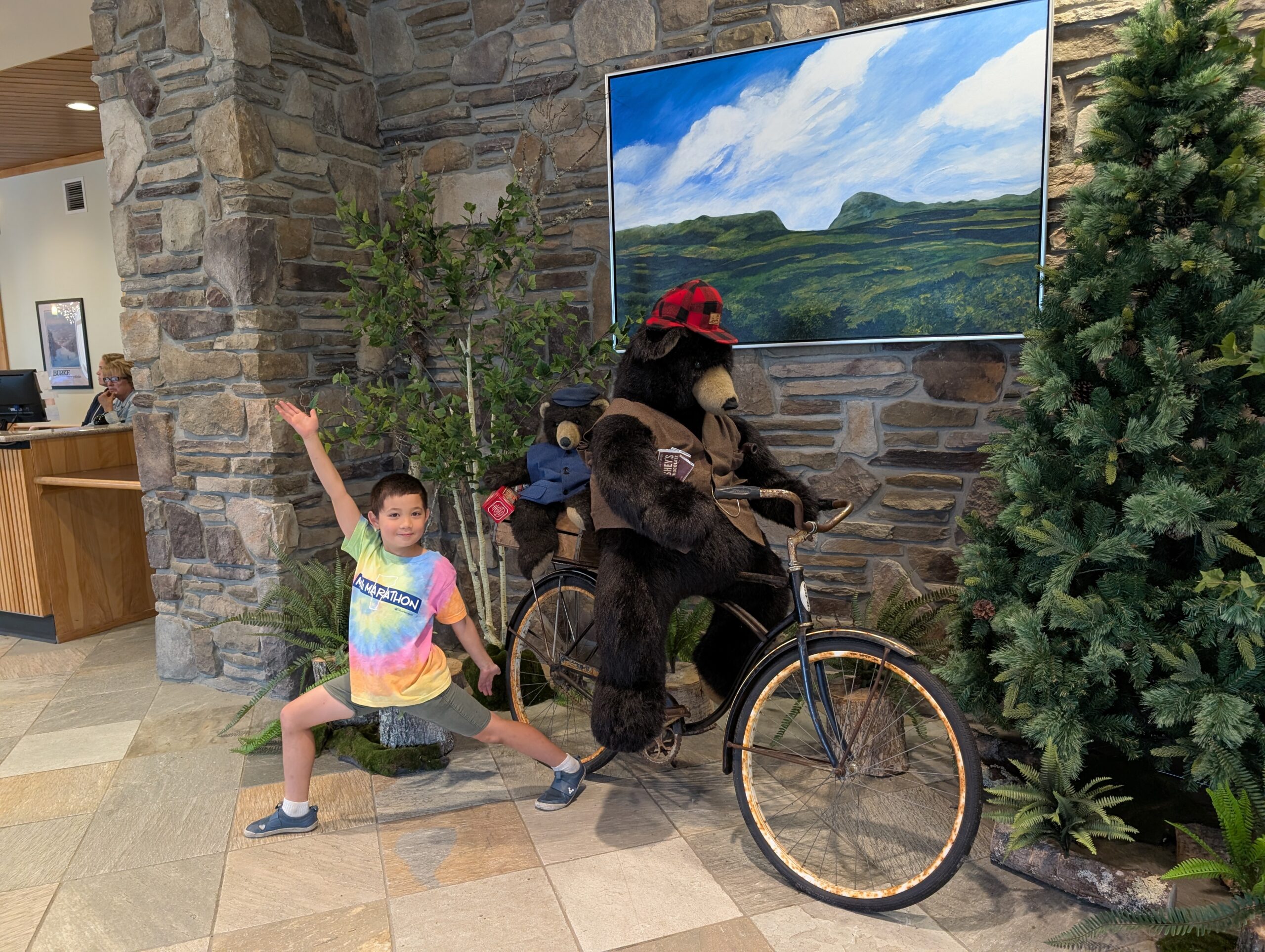 Mountain biking at Burke Mountain, VT