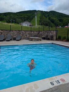 Pool at Burke Mountain Hotel