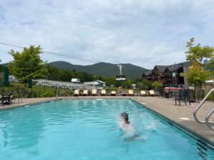 Family Summer Weekend on Jay Peak Time - pool time